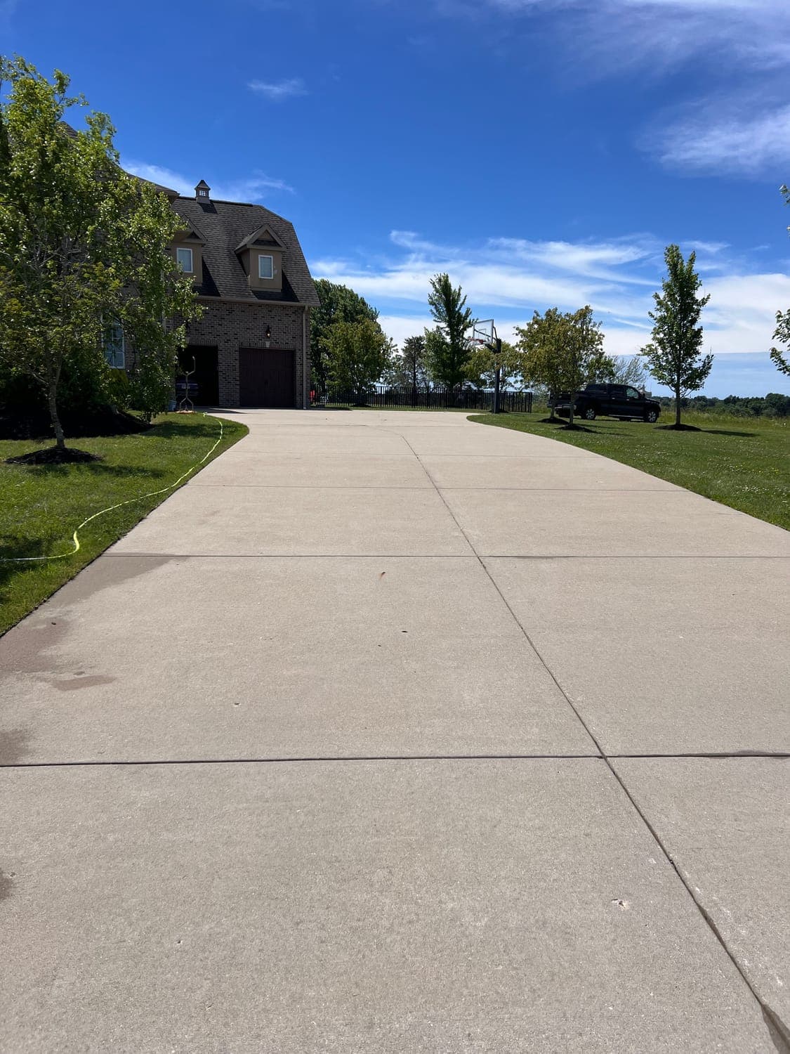 Concrete Cleaning before
