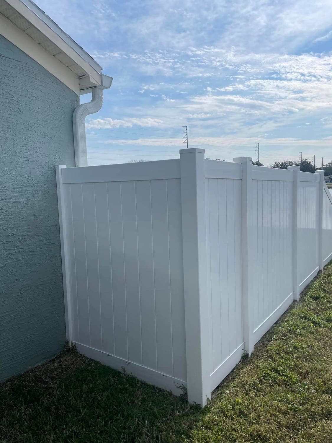 Vinyl Fence Cleaning after