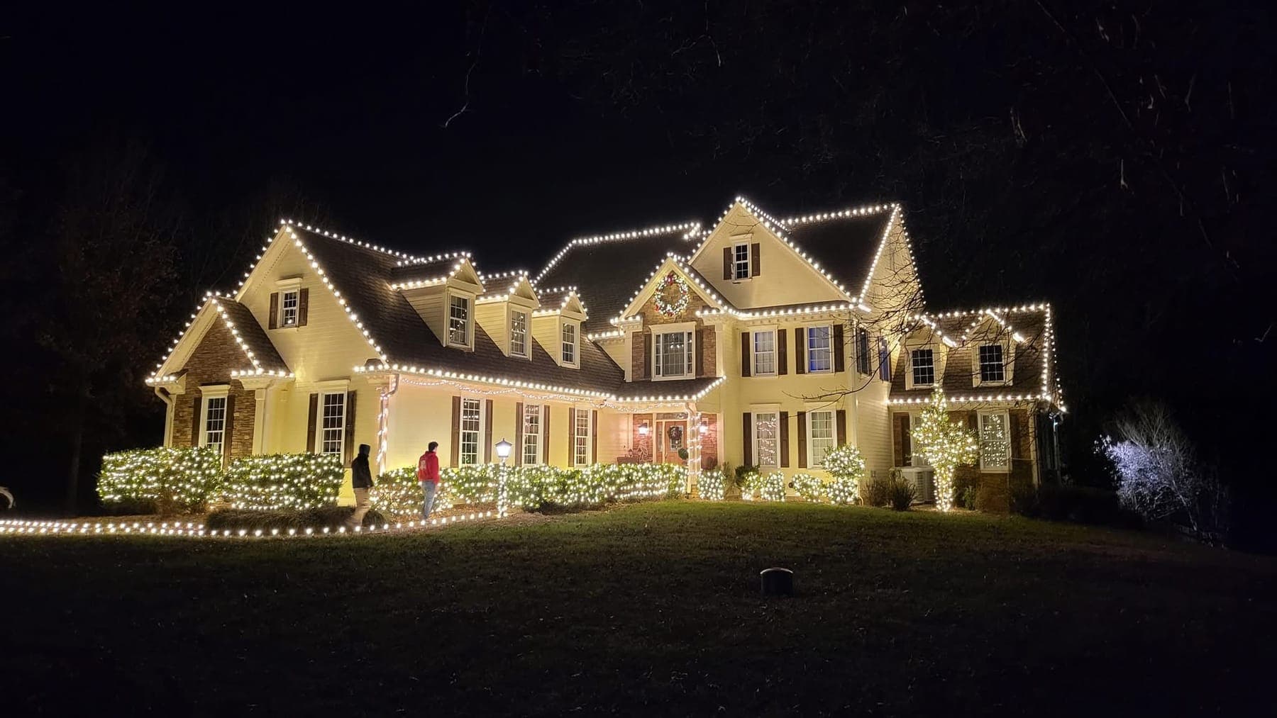 Classic White Christmas Lights